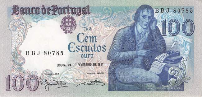 100 Escudos 24.2.1981